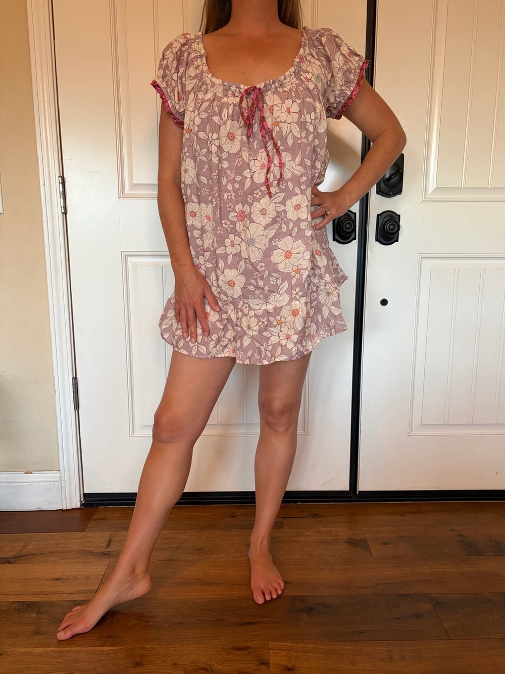 FREE PEOPLE FRANKIE FLORAL TUNIC NWT